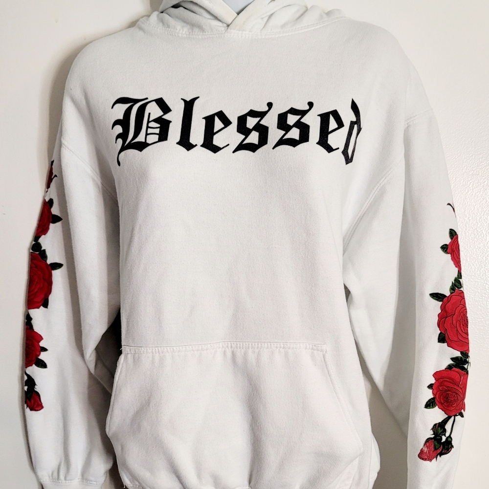Phora white hoodie M